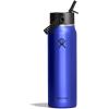 image:imageHydro Flask 24 Oz Lightweight Wide Straw Lid  Insulated Stainless Steel Water Bottle  Hiking Commuting Garnet RedSapphire Blue