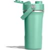 image:imageHydro Flask Shaker Bottle  Insulated Stainless Steel Gym Bottle for Pre Workout amp Protein 24 Oz Agave GreenMERMAID GREEN