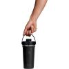 image:imageHydro Flask Shaker Bottle  Insulated Stainless Steel Gym Bottle for Pre Workout amp Protein 24 Oz Agave GreenTONAL BLACK