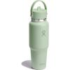 image:imageHydro Flask Travel Water Bottle  Insulated Stainless Steel  Wide Straw Lid Non Spill Leakproof in 40 Oz Capri BlueALOE