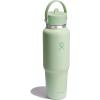 image:imageHydro Flask Travel Water Bottle  Insulated Stainless Steel  Wide Straw Lid Non Spill Leakproof in 40 Oz Capri BlueALOE