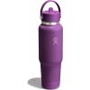 image:imageHydro Flask Travel Water Bottle  Insulated Stainless Steel  Wide Straw Lid Non Spill Leakproof in 40 Oz Capri BlueBEACHPLUM PURPLE