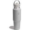 image:imageHydro Flask Travel Water Bottle  Insulated Stainless Steel  Wide Straw Lid Non Spill Leakproof in 40 Oz Capri BlueBIRCH