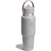 image:imageHydro Flask Travel Water Bottle  Insulated Stainless Steel  Wide Straw Lid Non Spill Leakproof in 40 Oz Capri BlueBIRCH