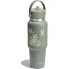 image:imageHydro Flask Travel Water Bottle  Insulated Stainless Steel  Wide Straw Lid Non Spill Leakproof in 40 Oz Capri BlueBOTANICAL BLISS AGAVE