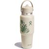image:imageHydro Flask Travel Water Bottle  Insulated Stainless Steel  Wide Straw Lid Non Spill Leakproof in 40 Oz Capri BlueBOTANICAL BLISS COCONUT