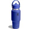 image:imageHydro Flask Travel Water Bottle  Insulated Stainless Steel  Wide Straw Lid Non Spill Leakproof in 40 Oz Capri BlueCAPRI BLUE