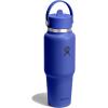 image:imageHydro Flask Travel Water Bottle  Insulated Stainless Steel  Wide Straw Lid Non Spill Leakproof in 40 Oz Capri BlueCAPRI BLUE