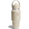 image:imageHydro Flask Travel Water Bottle  Insulated Stainless Steel  Wide Straw Lid Non Spill Leakproof in 40 Oz Capri BlueCOCONUT