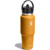 image:imageHydro Flask Travel Water Bottle  Insulated Stainless Steel  Wide Straw Lid Non Spill Leakproof in 40 Oz Capri BlueFOSSIL