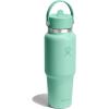 image:imageHydro Flask Travel Water Bottle  Insulated Stainless Steel  Wide Straw Lid Non Spill Leakproof in 40 Oz Capri BlueMERMAID GREEN