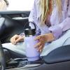 image:imageHydro Flask Travel Water Bottle  Insulated Stainless Steel  Wide Straw Lid Non Spill Leakproof in 40 Oz Capri BlueMoonshadow