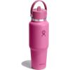 image:imageHydro Flask Travel Water Bottle  Insulated Stainless Steel  Wide Straw Lid Non Spill Leakproof in 40 Oz Capri BlueREEF