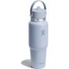 image:imageHydro Flask Travel Water Bottle  Insulated Stainless Steel  Wide Straw Lid Non Spill Leakproof in 40 Oz Capri BlueSURF