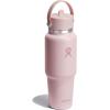 image:imageHydro Flask Travel Water Bottle  Insulated Stainless Steel  Wide Straw Lid Non Spill Leakproof in 40 Oz Capri BlueTRILLIUM
