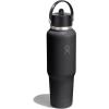 image:imageHydro Flask Travel Water Bottle  Insulated Stainless Steel  Wide Straw Lid Non Spill Leakproof in 40 Oz Tonal Black