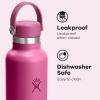 image:imageHydro Flask Water Bottle  Insulated Stainless Steel  Non Spill Leakproof in 24 Oz Popstar PinkREEF