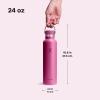 image:imageHydro Flask Water Bottle  Insulated Stainless Steel  Non Spill Leakproof in 24 Oz Popstar PinkREEF