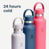 image:imageHydro Flask Water Bottle  Insulated Stainless Steel  Non Spill Leakproof in 24 Oz Popstar PinkTONAL BLACK