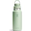 image:imageHydro Flask Water Bottle  Insulated Stainless Steel  Wide Mouth Flex Chug Lid Non Spill Leakproof in 32 Oz Harbor BlueAloe