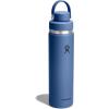 image:imageHydro Flask Water Bottle  Insulated Stainless Steel  Wide Mouth Flex Chug Lid Non Spill Leakproof in 32 Oz Harbor BlueHARBOR BLUE