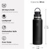 image:imageHydro Flask Water Bottle  Insulated Stainless Steel  Wide Mouth Flex Chug Lid Non Spill Leakproof in 32 Oz Harbor BlueMERMAID GREEN