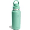 image:imageHydro Flask Water Bottle  Insulated Stainless Steel  Wide Mouth Flex Chug Lid Non Spill Leakproof in 32 Oz Harbor BlueMERMAID GREEN