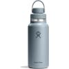 image:imageHydro Flask Water Bottle  Insulated Stainless Steel  Wide Mouth Flex Chug Lid Non Spill Leakproof in 32 Oz Harbor BlueSHALE GRAY