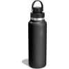image:imageHydro Flask Water Bottle  Insulated Stainless Steel  Wide Mouth Flex Chug Lid Non Spill Leakproof in 32 Oz Harbor BlueTONAL BLACK