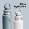 image:imageHydro Flask Water Bottle  Insulated Stainless Steel  Wide Mouth Flex Chug Lid Non Spill Leakproof in 32 Oz Harbor BlueTONAL WHITE