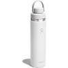 image:imageHydro Flask Water Bottle  Insulated Stainless Steel  Wide Mouth Flex Chug Lid Non Spill Leakproof in 32 Oz Harbor BlueTONAL WHITE