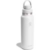 image:imageHydro Flask Water Bottle  Insulated Stainless Steel  Wide Mouth Flex Chug Lid Non Spill Leakproof in 32 Oz Harbor BlueTONAL WHITE