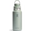 image:imageHydro Flask Water Bottle  Insulated Stainless Steel  Wide Mouth Flex Chug Lid Non Spill Leakproof in 32 Oz Harbor BlueTonal Agave