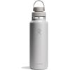 image:imageHydro Flask Water Bottle  Insulated Stainless Steel  Wide Mouth Flex Chug Lid Non Spill Leakproof in 32 Oz Harbor BlueTonal Birch
