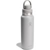 image:imageHydro Flask Water Bottle  Insulated Stainless Steel  Wide Mouth Flex Chug Lid Non Spill Leakproof in 32 Oz Harbor BlueTonal Birch