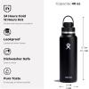 image:imageHydro Flask Water Bottle  Insulated Stainless Steel  Wide Mouth Flex Chug Lid Non Spill Leakproof in 32 Oz Harbor BlueTonal Trillium
