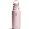 image:imageHydro Flask Water Bottle  Insulated Stainless Steel  Wide Mouth Flex Chug Lid Non Spill Leakproof in 32 Oz Harbor BlueTonal Trillium