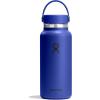 image:imageHydro Flask Water Bottle  Insulated Stainless Steel  Wide Mouth Flex Lid Non Spill Leakproof and Refillable in 40 Oz Popstar PinkCAPRI BLUE