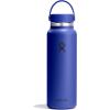 image:imageHydro Flask Water Bottle  Insulated Stainless Steel  Wide Mouth Flex Lid Non Spill Leakproof and Refillable in 40 Oz Popstar PinkCAPRI BLUE