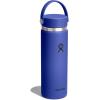 image:imageHydro Flask Water Bottle  Insulated Stainless Steel  Wide Mouth Flex Lid Non Spill Leakproof and Refillable in 40 Oz Popstar PinkCAPRI BLUE