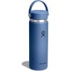 image:imageHydro Flask Water Bottle  Insulated Stainless Steel  Wide Mouth Flex Lid Non Spill Leakproof and Refillable in 40 Oz Popstar PinkHARBOR BLUE