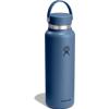 image:imageHydro Flask Water Bottle  Insulated Stainless Steel  Wide Mouth Flex Lid Non Spill Leakproof and Refillable in 40 Oz Popstar PinkHARBOR BLUE