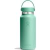image:imageHydro Flask Water Bottle  Insulated Stainless Steel  Wide Mouth Flex Lid Non Spill Leakproof and Refillable in 40 Oz Popstar PinkMERMAID GREEN