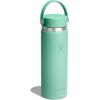 image:imageHydro Flask Water Bottle  Insulated Stainless Steel  Wide Mouth Flex Lid Non Spill Leakproof and Refillable in 40 Oz Popstar PinkMERMAID GREEN