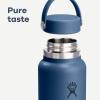 image:imageHydro Flask Water Bottle  Insulated Stainless Steel  Wide Mouth Flex Lid Non Spill Leakproof and Refillable in 40 Oz Popstar PinkSHALE GRAY