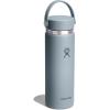 image:imageHydro Flask Water Bottle  Insulated Stainless Steel  Wide Mouth Flex Lid Non Spill Leakproof and Refillable in 40 Oz Popstar PinkSHALE GRAY