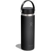 image:imageHydro Flask Water Bottle  Insulated Stainless Steel  Wide Mouth Flex Lid Non Spill Leakproof and Refillable in 40 Oz Popstar PinkTONAL BLACK