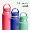 image:imageHydro Flask Water Bottle  Insulated Stainless Steel  Wide Mouth Flex Lid Non Spill Leakproof and Refillable in 40 Oz Popstar PinkTONAL WHITE