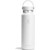 image:imageHydro Flask Water Bottle  Insulated Stainless Steel  Wide Mouth Flex Lid Non Spill Leakproof and Refillable in 40 Oz Popstar PinkTONAL WHITE