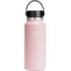image:imageHydro Flask Water Bottle  Insulated Stainless Steel  Wide Mouth Flex Lid Non Spill Leakproof and Refillable in 40 Oz Popstar PinkTrillium